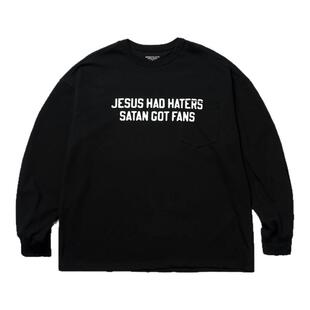 SUPERTOFU(SPTF) AW24 人无完人 标语印花 主题图案唛头 长袖T恤