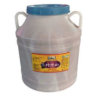 糟辣椒30斤大桶装贵州遵义食品贵三红剁辣椒糟海椒鲜辣椒鲜海椒酱