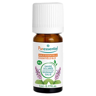 Puressentiel快乐鼠尾草单方精油清甜松果木质香天然有机进口香薰