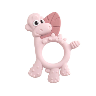 Bibado恐龙多蒂硅胶婴幼儿牙胶磨牙棒宝宝口欲期出牙期防吃手咬胶