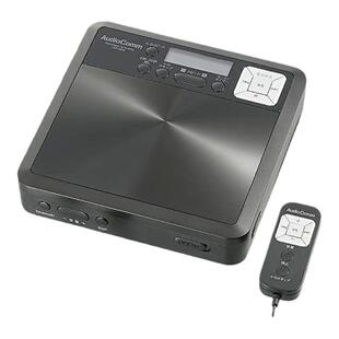 【日本直邮】OHM 黑色 便携式 CD 播放器 语言学习 英语学习 英语