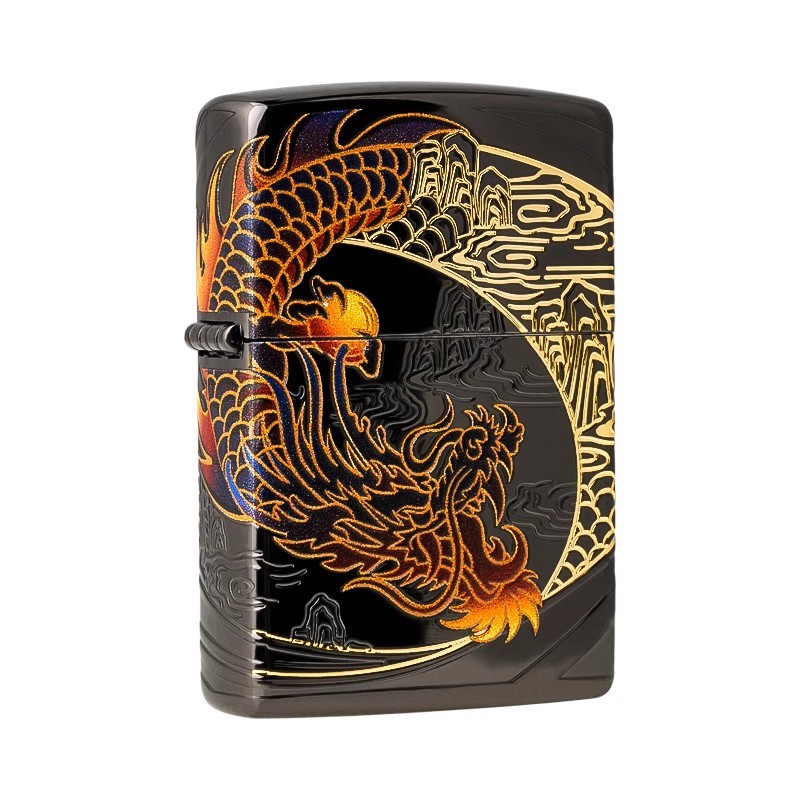 zippo/之宝中国龙铜收藏礼物