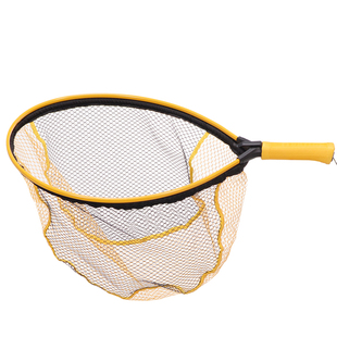 红健路亚抄网硅胶防挂便携马口溪流飞抄捞虾网兜0.7M飞蝇操网diy