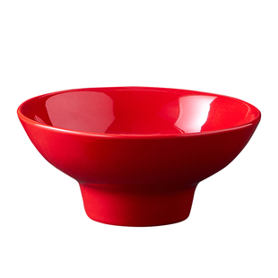 搬家红碗结婚碗筷套装陶瓷红色龙凤高脚碗乔迁新年喜宴福碗寿字碗