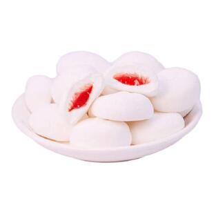 棉花糖批发草莓味夹心软糖散装网红零食零食糖果独立小包装适合