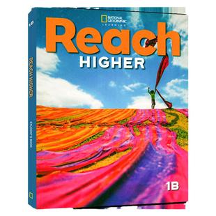 原版进口美国国家地理出版社Reach Higher Student Pack1 2 3 4 5 6 A B学生用书儿童英语教材鲸鱼外教青少年英语综合性教材