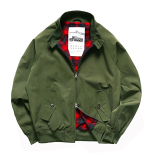 LifeCycle秋冬阿美咔叽防水哈灵顿工装夹克美式复古经典机车外套