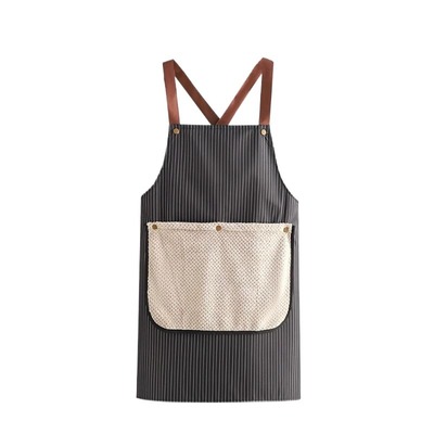 高颜值可拆卸防油擦手巾围裙防水加厚2025新款年轻高级家用厨房