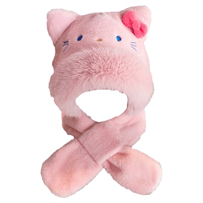 防寒保暖帽子围巾一体加厚护耳