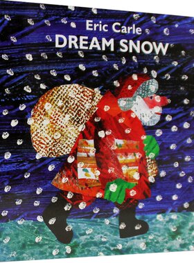 送音频Dream Snow梦雪圣诞节庆绘本Eric Carle新作英文原版幼儿童纸板翻翻书艾瑞卡尔爷爷Merry Christmas, brown bear同作者