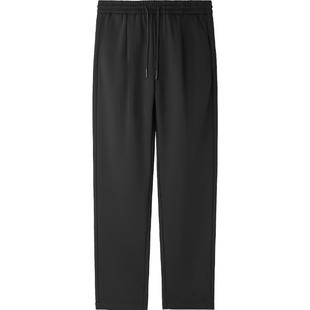 HLA海澜之家POWER YOUNG加绒加厚休闲裤25秋冬新款抽绳锥形裤子男