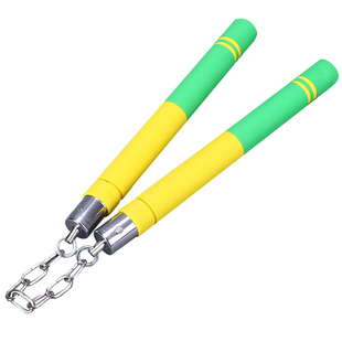 海绵双节棍初学者儿童练习双截棍泡棉二节棍武馆道馆训练棍适用