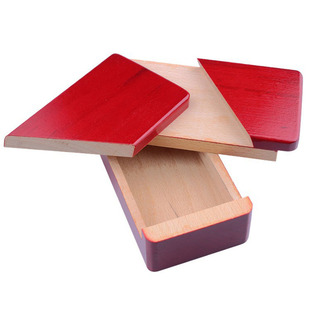 木制机关魔盒 神秘宝盒玄机盒三开单开孔明锁鲁班锁创意礼品玩具