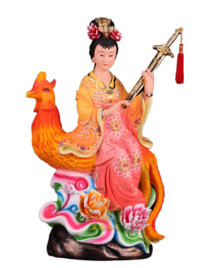 九天玄女娘娘神像圣母踩凤凰居家