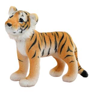 狮子老虎豹子毛绒玩具儿童认识动物公仔玩偶拍照道具布娃娃礼物