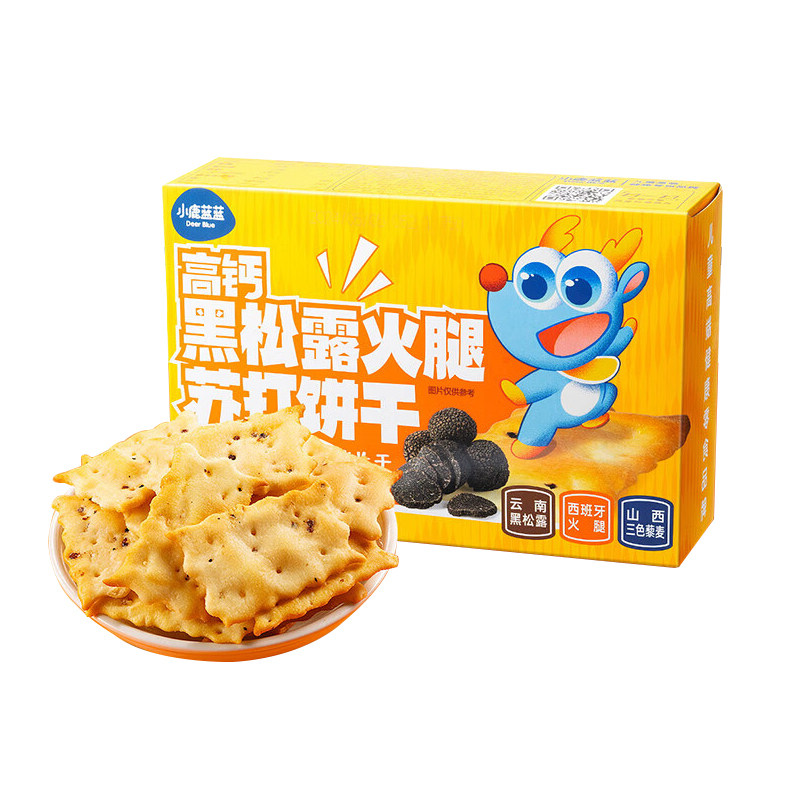 小鹿蓝蓝高钙含铁牛肉酥儿童零食