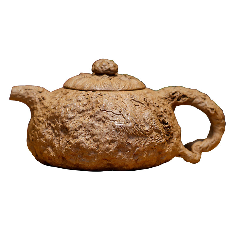 隐龙供春名家丁赟纯手工原矿老段泥/降坡泥正宗宜兴泡茶壶茶具