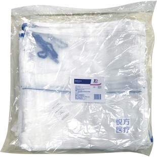 振德医疗医用手术巾非灭菌45*45cm1层100片显影纱布尾巾棉带全棉