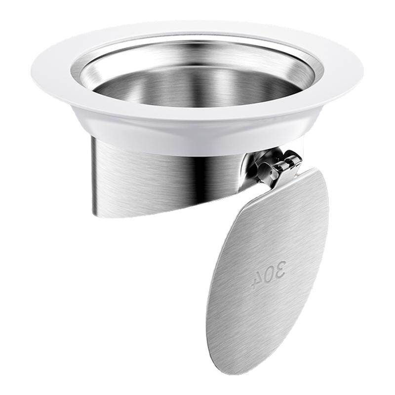 厕所防臭堵臭器蹲坑便池挡板不锈钢蹲便器盖堵洞塞子坐便除臭神器