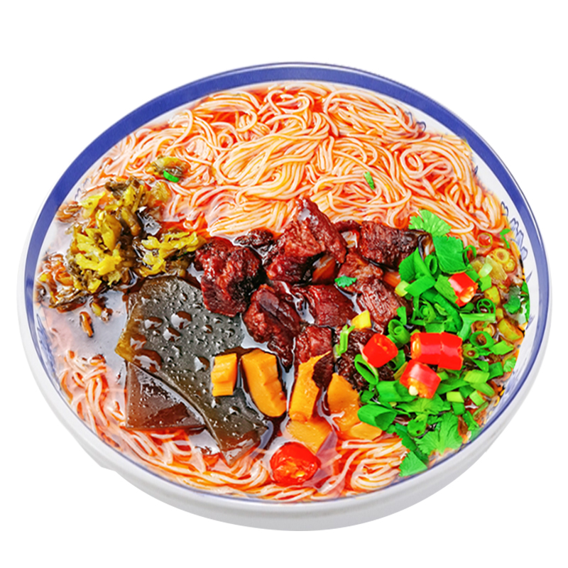 正宗綿陽米粉牛肉肥腸米粉四川特產(chǎn)方便速食粉絲米線