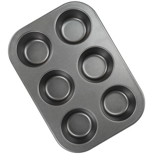 6连cupcake纸杯蛋糕12连杯子甜甜圈烤盘圆形马芬蛋糕模具烘焙家用