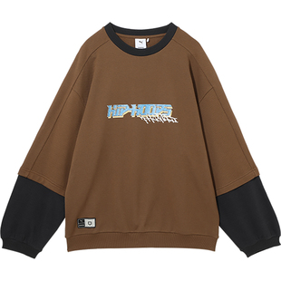 Puma/彪马官方正品PHANTACI男女复古针织运动拼接卫衣631405-65