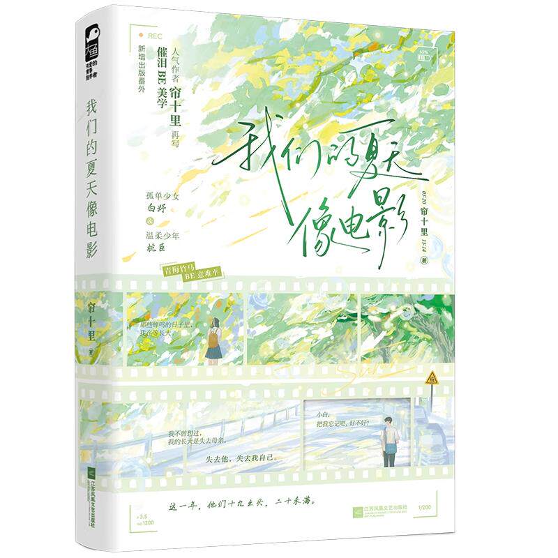 我们的夏天像电影 人气作者帘十里再写催泪BE美学已出版多部畅销作品 新增出版意难平 甜虐交织催人泪下随书附送丰富赠品
