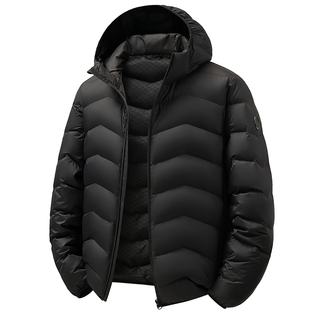 鸭鸭轻薄羽绒服男女同款2025年冬新品百搭休闲时尚连帽保暖外套