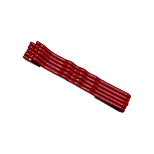 喜庆节日发夹卡装红色一字夹儿童刘海夹碎发卡子基础款盘发边夹女