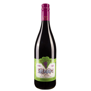 通化葡萄酒 大爽口山葡萄加气泡酒7度女士起泡甜型红酒官方旗舰店