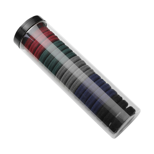 橡皮筋女扎头发的头绳高弹力耐用发圈夏季黑色发绳粗皮套不勒头发