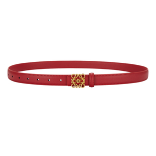 Canles Konis真皮女士皮带女款本命年礼物2026新款红色腰带女装饰