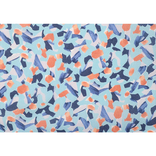 日本hokkoh进口60支Lawn棉布料艺术碎片柔软透气上衣裤子印染服装