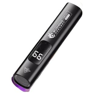 充电紫光灯蔬菜农残液蓝矾检测365nm手电筒荧光紫外线鉴定农药
