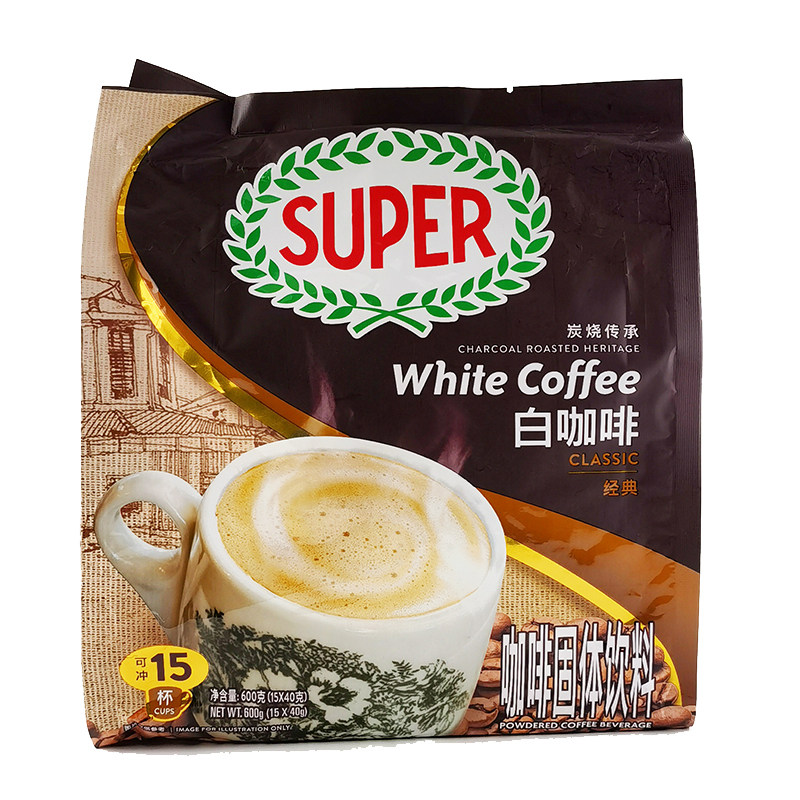 超级炭烧榛果味白咖啡原味黄糖