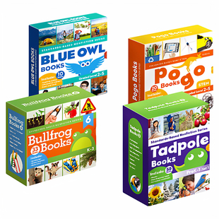 小book点Jump百科分级读物英语启蒙美国Tadpole Books 蝌蚪系列 Bullfrog Books 牛蛙系列平替RAZ海尼曼分级阅读3岁+儿童绘本