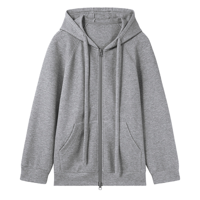 秋水伊人休闲棉连帽外套