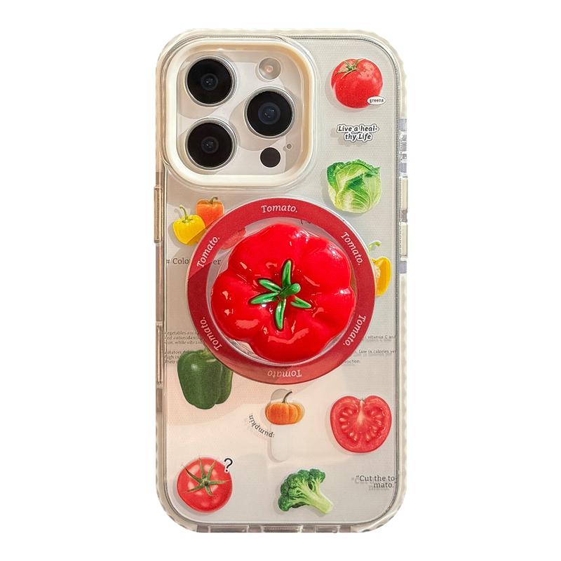 立体番茄磁吸支架iphone17磁吸壳