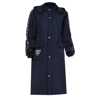 加长款加绒大褂工作服定制防水防尘耐脏罩衣养殖场干活劳保服工装