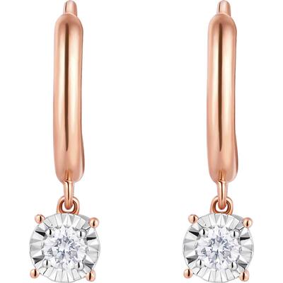 真我系列钻石耳钉潮宏基