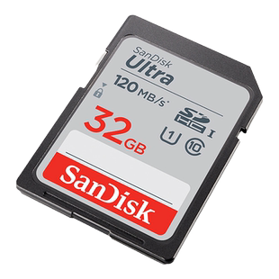Sandisk闪迪SD卡 32G存储卡Class10相机内存卡 SDHC闪存卡120MB/S