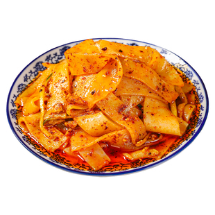 正宗小孟华宽面皮红油陕西宝鸡岐山凉皮西安名小吃面条懒人速食擀