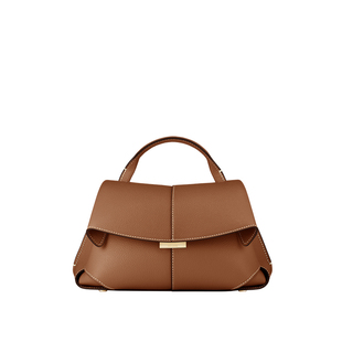 [明星同款]Polene波灵恩Mokki Mini 牛皮手提单肩通勤斜挎包