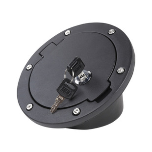 适用于07-17款Jeep牧马人JK油箱盖改装金属加油口保护盖防护配件