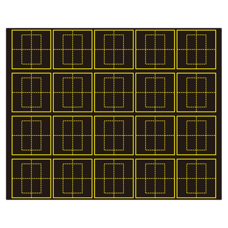 【支持定做】教学磁性楷书黑板贴