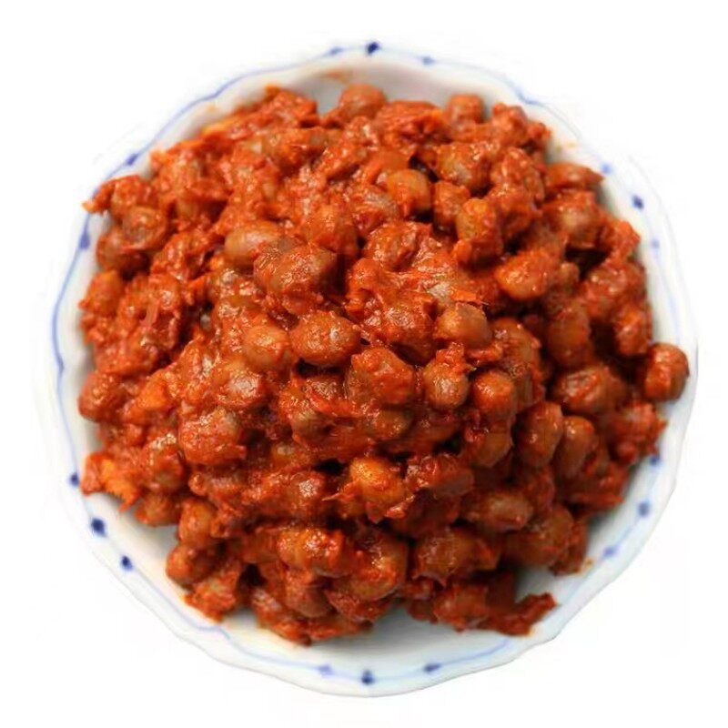徐州邳州特产鲜盐豆农家草捂盐豆子苏北山东臭豆酱豆香辣臭盐豆子