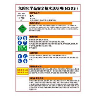 危险化学品安全技术说明书MSDS乙醇酒精硫酸盐酸告知牌周知卡易燃有毒腐蚀工厂车间仓库实验室标识警示牌定制