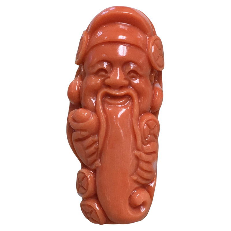 ENIMOL台湾momo珊瑚财神吊坠招财