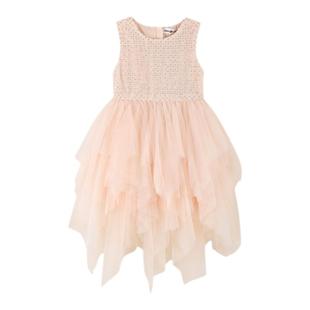 铅笔俱乐部2025秋冬新款女童连衣裙中大童背心公主裙儿童百搭裙子