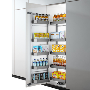 HIGOLD/悍高 希勒连动高柜拉篮 厨房橱柜调味篮碗篮橱柜阻尼拉篮